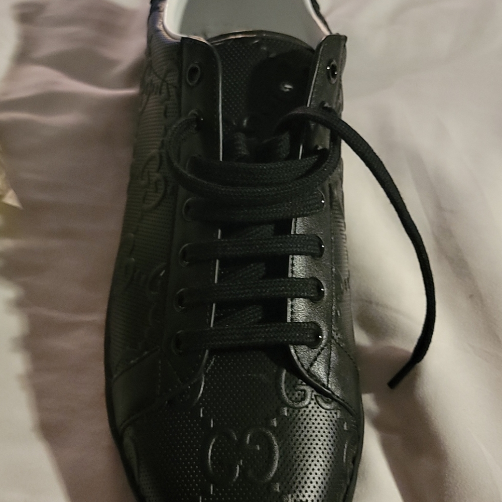 Authentic Gucci Microsoft Leather Aces